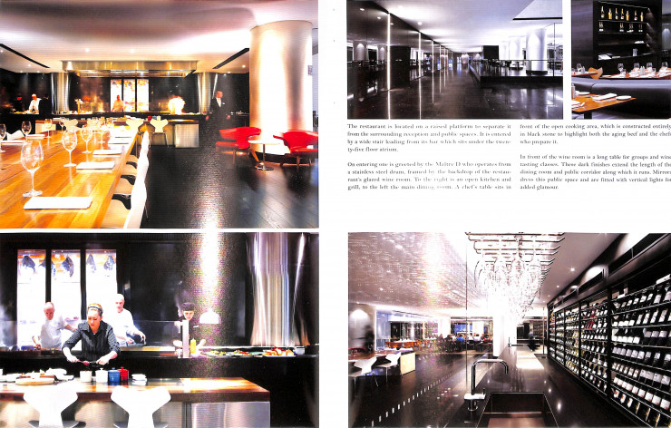 Open-kitchen restaurant