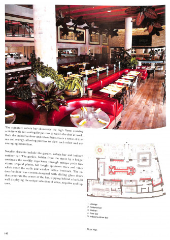 Open-kitchen restaurant